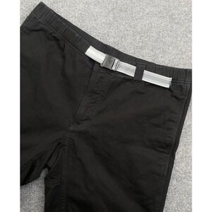 Gramicci G Series Shorts Men's‎ L Black Belted Twill Pockets Hike 9"inseam